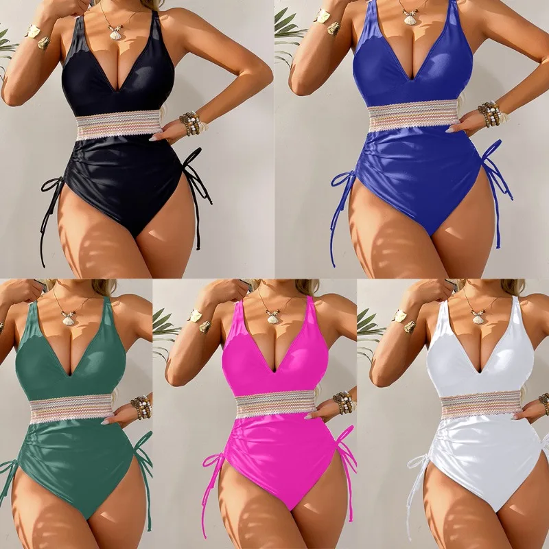One Piece Swimming Suit for Women European and American New Printed Sexy and Fashionable Concealing Hot Spring High Elasticity
One Piece Swimming Suit for Women European and American New Printed Sexy and Fashionable Concealing Hot Spring High Elasticity