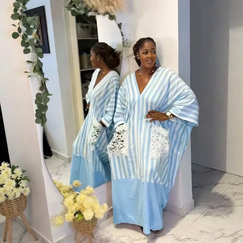 Plus Size African Dresses V-neck Long Sleeve Elegant Dress Wedding Party Evening Long Dress Robes Gowns Women Cosplay Costume
Plus Size African Dresses V-neck Long Sleeve Elegant Dress Wedding Party Evening Long Dress Robes Gowns Women Cosplay Costume
