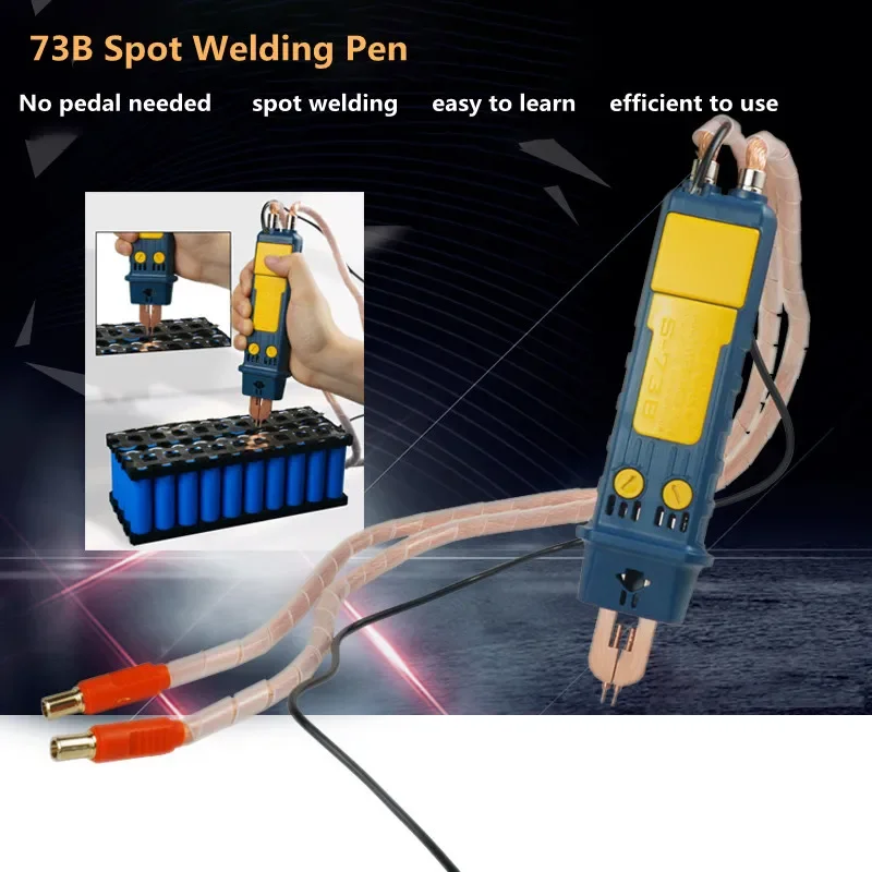SUNKKO 73B Automatic Integrated Spot Welding Pen Trigger Switch Home DIY Precision Soldering Pens for 18650 Battery Spot Welding
SUNKKO 73B Automatic Integrated Spot Welding Pen Trigger Switch Home DIY Precision Soldering Pens for 18650 Battery Spot Welding