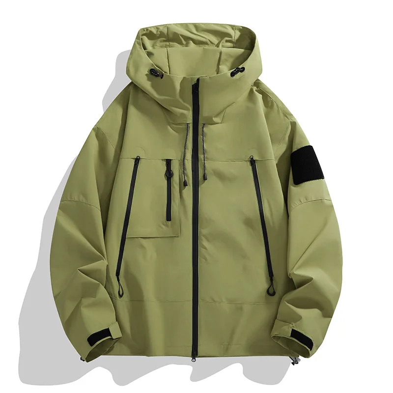 Outdoor Pure Sportswear Men's and Women's Windproof Waterproof Jacket Men's Casual Loose Trendy Fashion Jacket
Outdoor Pure Sportswear Men's and Women's Windproof Waterproof Jacket Men's Casual Loose Trendy Fashion Jacket