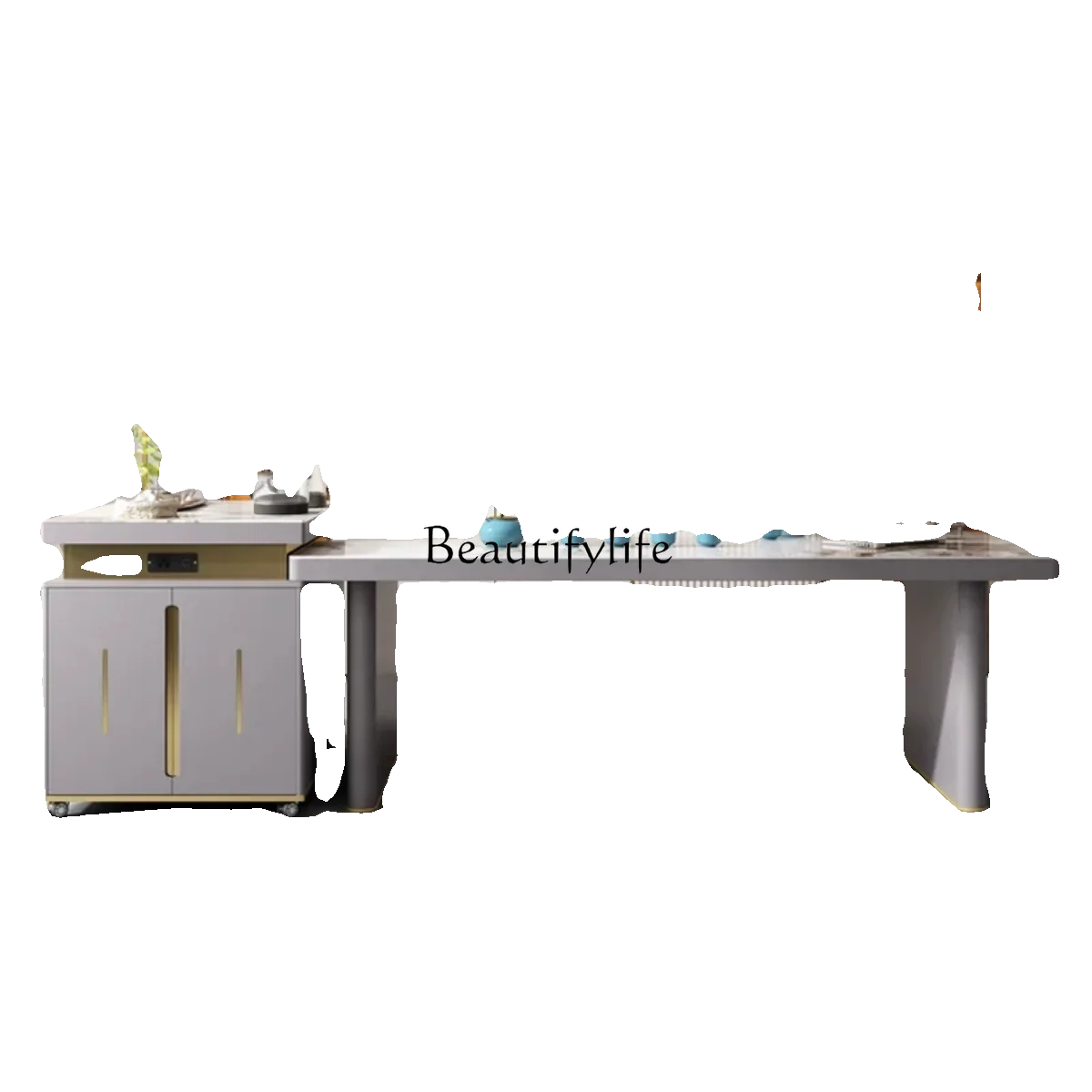 Light luxury island tea table modern office slate simple tea table multi-functional kung fu
Light luxury island tea table modern office slate simple tea table multi-functional kung fu