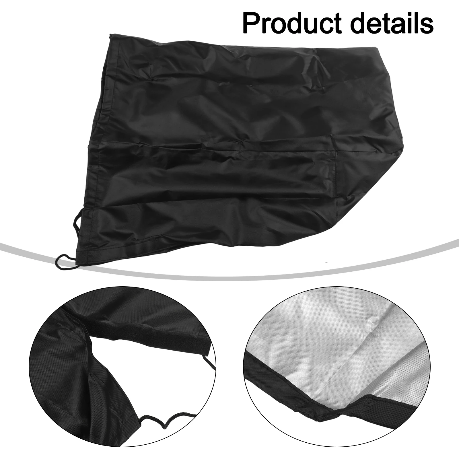 Urethane Coating Hose Reel Cover 60x45x60cm Black Silver Coated Oxford Cloth Urethane Coating Garden Well Made
Urethane Coating Hose Reel Cover 60x45x60cm Black Silver Coated Oxford Cloth Urethane Coating Garden Well Made