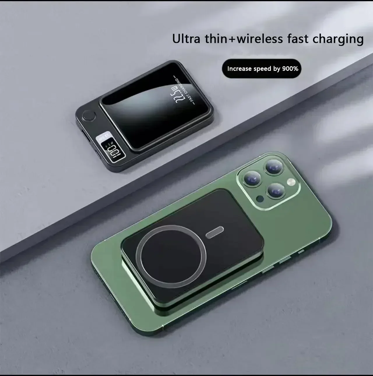 New 50000mAh Magnetic Qi Wireless Charger PowerBank 22.5W Fast Charging For Mini Powerbank
New 50000mAh Magnetic Qi Wireless Charger PowerBank 22.5W Fast Charging For Mini Powerbank