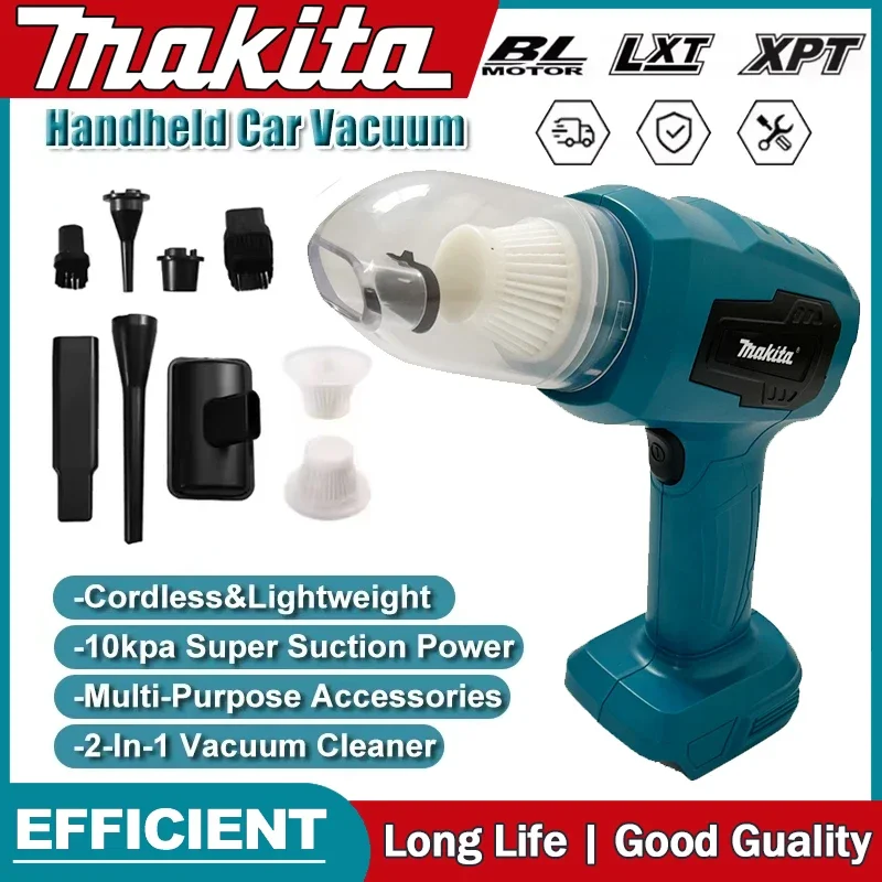 Беспроводной мини-автомобильный пылесос Makita, многофункциональный пылесборник, портативные перезаряжаемые электроинструменты, аккумулятор 18 В
Беспроводной мини-автомобильный пылесос Makita, многофункциональный пылесборник, портативные перезаряжаемые электроинструменты, аккумулятор 18 В