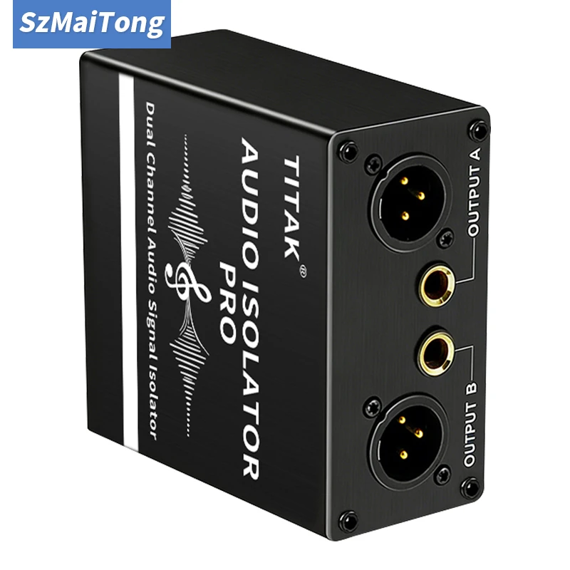 Professional Ground Loop Noise Isolator Dual Channel Hum Eliminator for Microphone Mixer Live Stage Home Audio Theater
Professional Ground Loop Noise Isolator Dual Channel Hum Eliminator for Microphone Mixer Live Stage Home Audio Theater