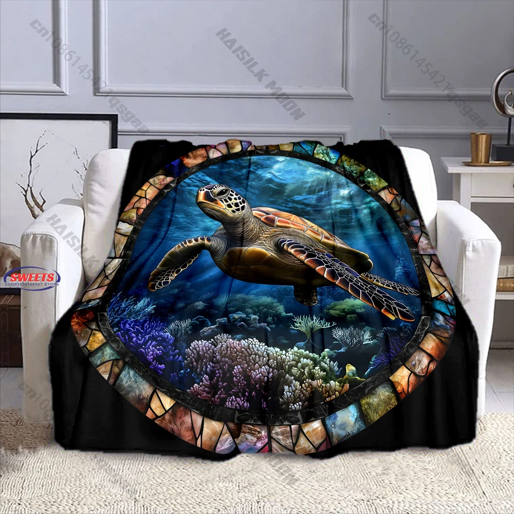 Sea Turtle Ocean-Themed Blanket Multiple sizes kid's and adults' bedroom living room sofa decor blanket, Exquisite gift
Sea Turtle Ocean-Themed Blanket Multiple sizes kid's and adults' bedroom living room sofa decor blanket, Exquisite gift