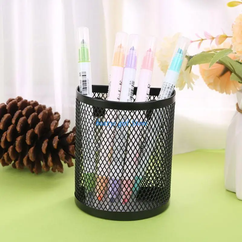 C7AB Metal Wire Mesh Basket Storage Box Pen Pencil Makeup School Stationery
C7AB Metal Wire Mesh Basket Storage Box Pen Pencil Makeup School Stationery
