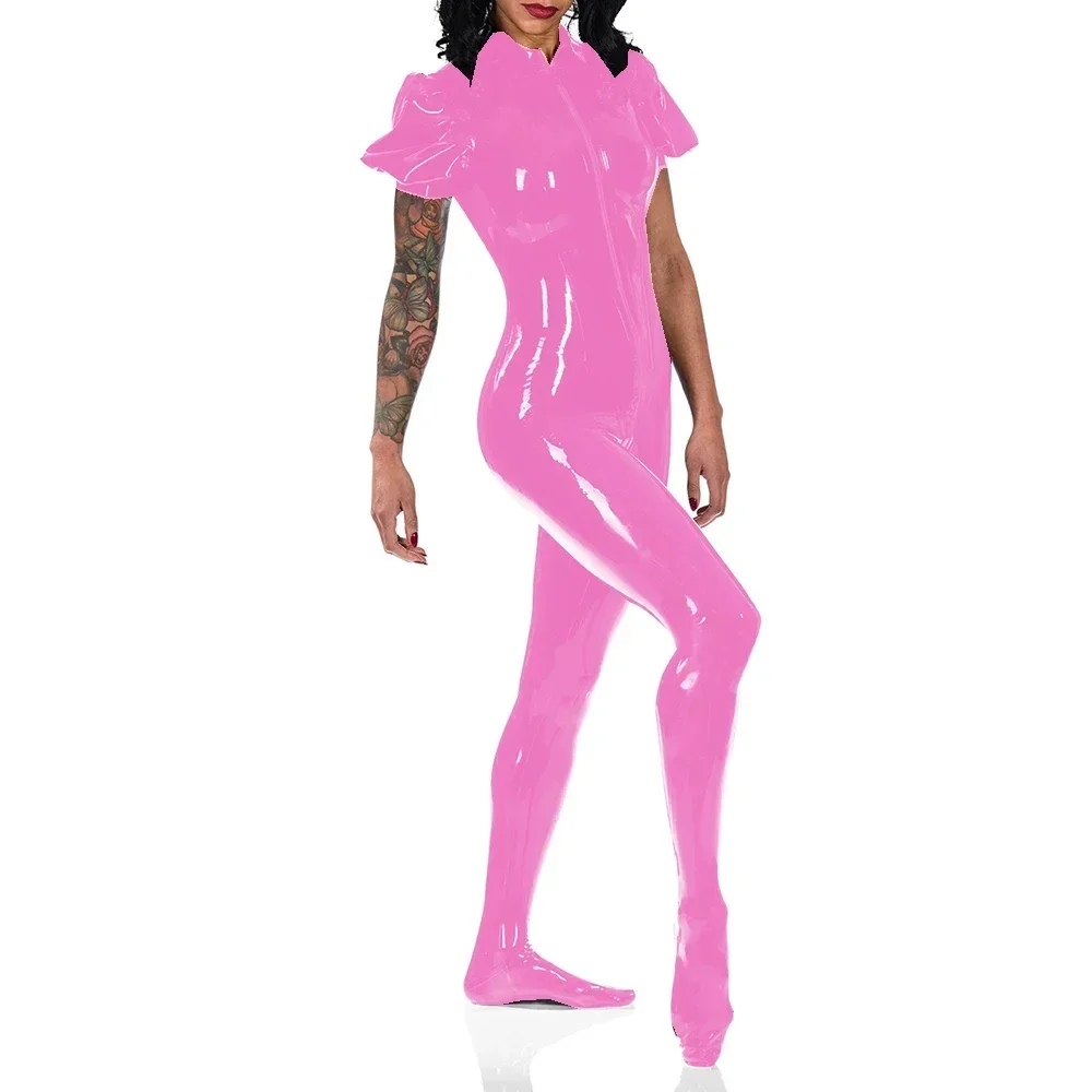 Fetish PVC Leather Womens Sexy Jumpsuits Exotic Party Cosplay Full Length Catsuit Female Zipper Open Crotch Faux Latex Jumpsuits
Fetish PVC Leather Womens Sexy Jumpsuits Exotic Party Cosplay Full Length Catsuit Female Zipper Open Crotch Faux Latex Jumpsuits