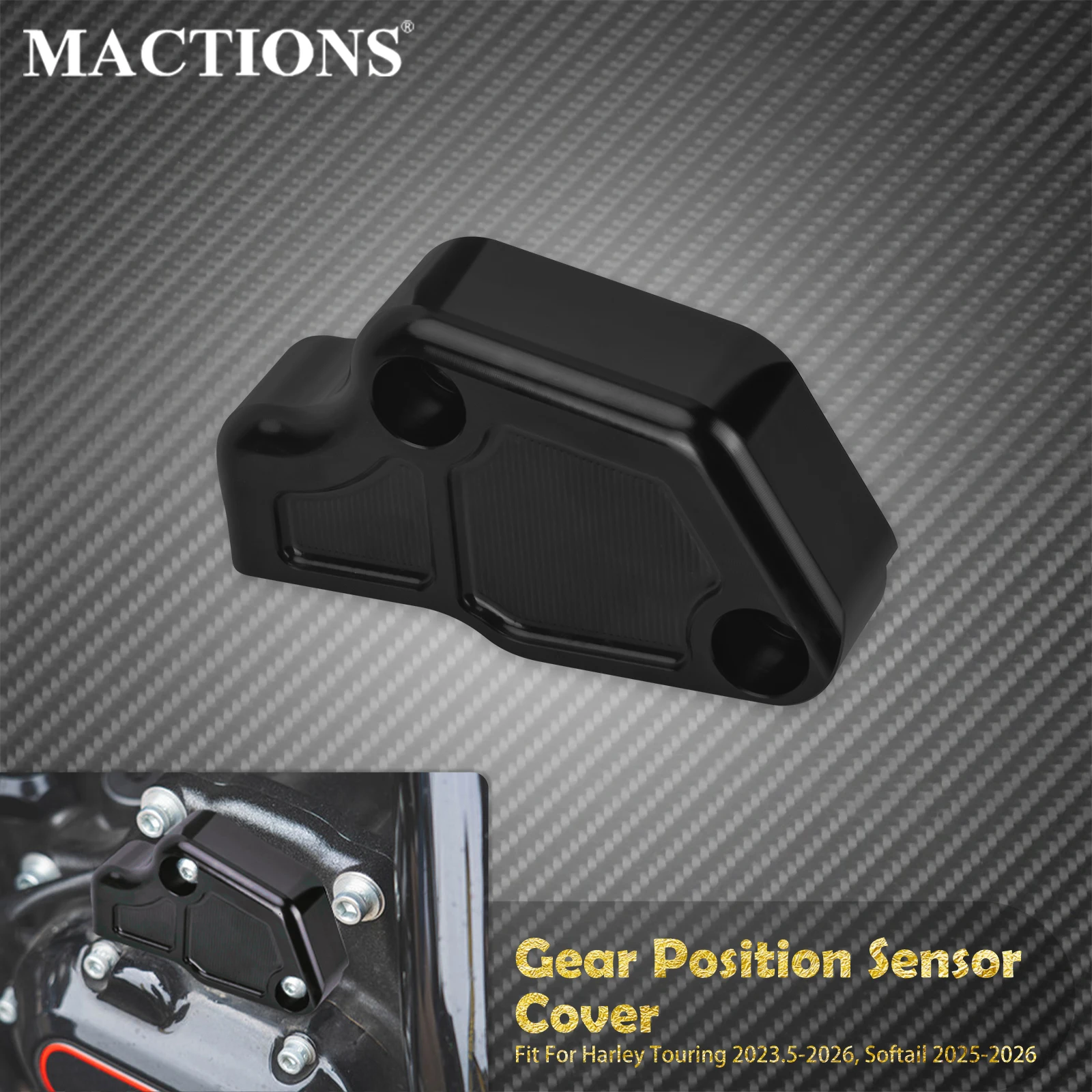 Motorcycle Gear Position Sensor Cover CNC Clutch Cover Aluminum For Harley Touring Road Street Glide 23.5-26 Softail 25-2026 FL
Motorcycle Gear Position Sensor Cover CNC Clutch Cover Aluminum For Harley Touring Road Street Glide 23.5-26 Softail 25-2026 FL