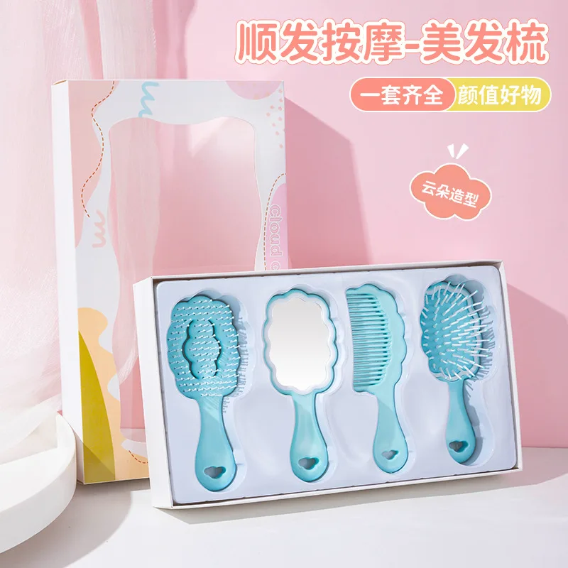 Новинка: Набор из четырех предметов для укладки волос — зеркало, расческа-эспандер, расческа-лопатка, подарочная коробка. Элитный дизайн.
Новинка: Набор из четырех предметов для укладки волос — зеркало, расческа-эспандер, расческа-лопатка, подарочная коробка. Элитный дизайн.