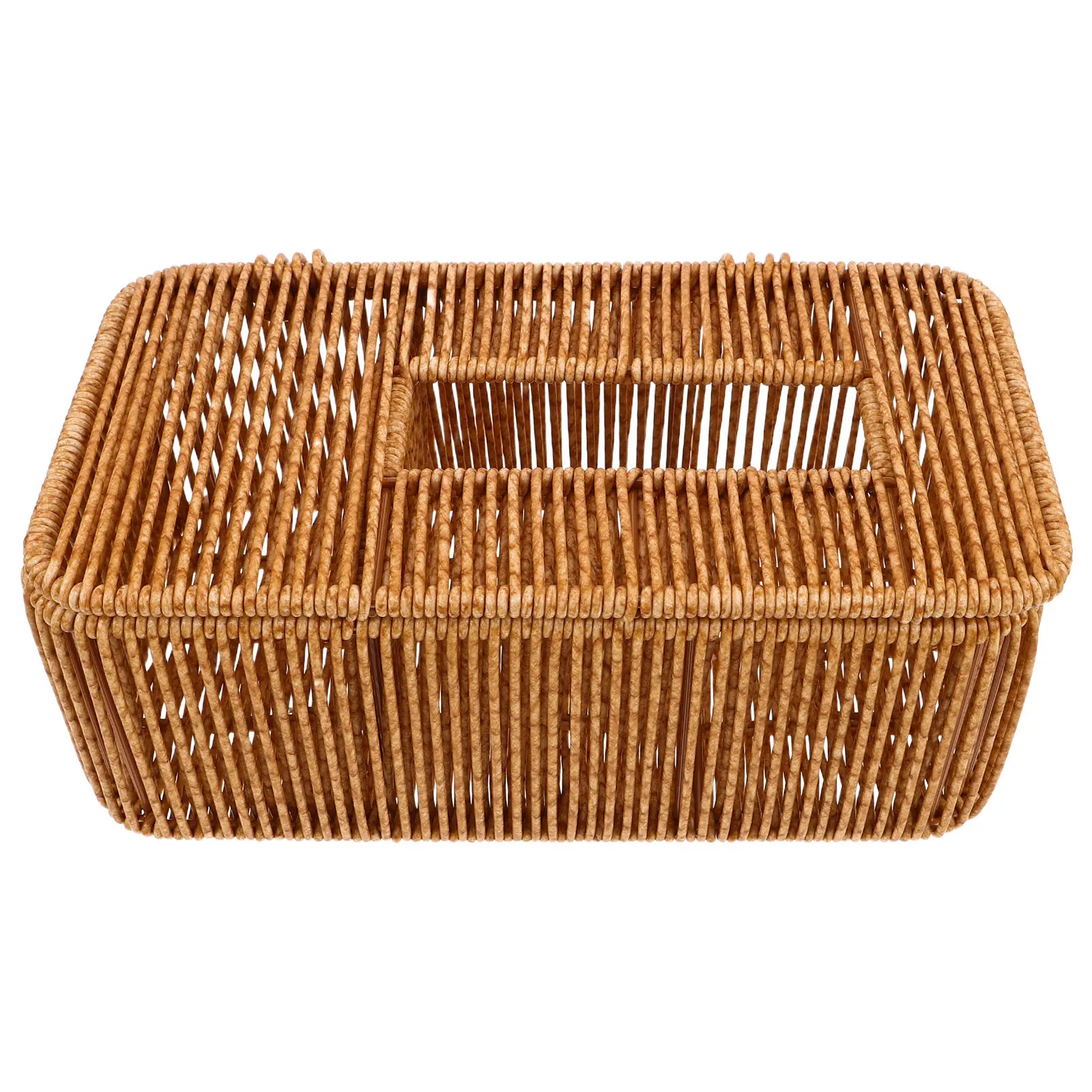 Woven Tissue Box Cover Imitation Rattan Rectangular Handmade Decorative Napkin Holder Tissue Dispenser for Home Car Living Room
Woven Tissue Box Cover Imitation Rattan Rectangular Handmade Decorative Napkin Holder Tissue Dispenser for Home Car Living Room