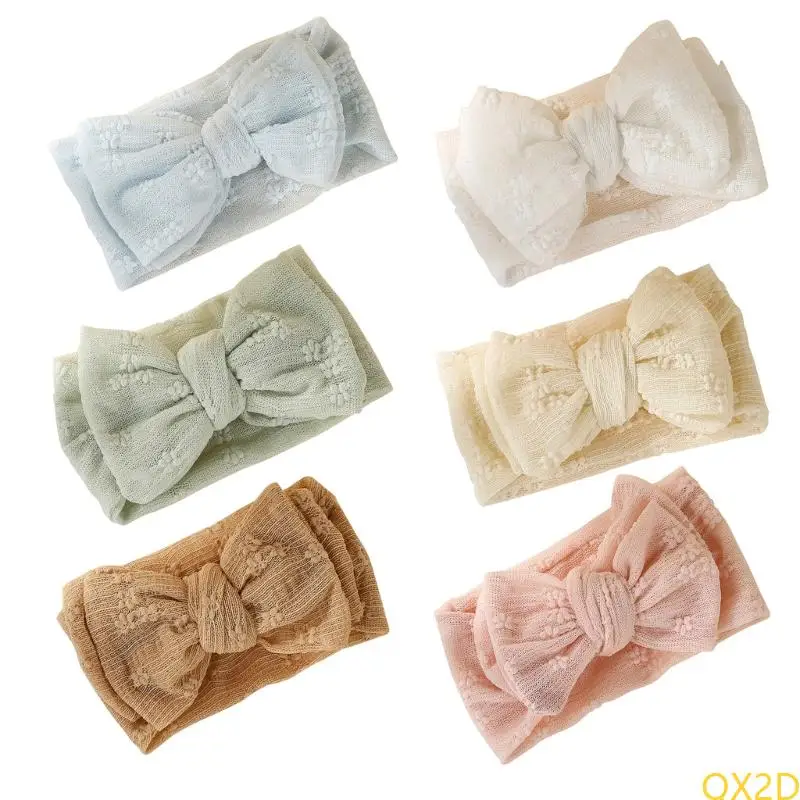 QX2D Delicate Baby Headband with Double Layers Bows Lace Mesh Hair Ribbon Bowknot
QX2D Delicate Baby Headband with Double Layers Bows Lace Mesh Hair Ribbon Bowknot