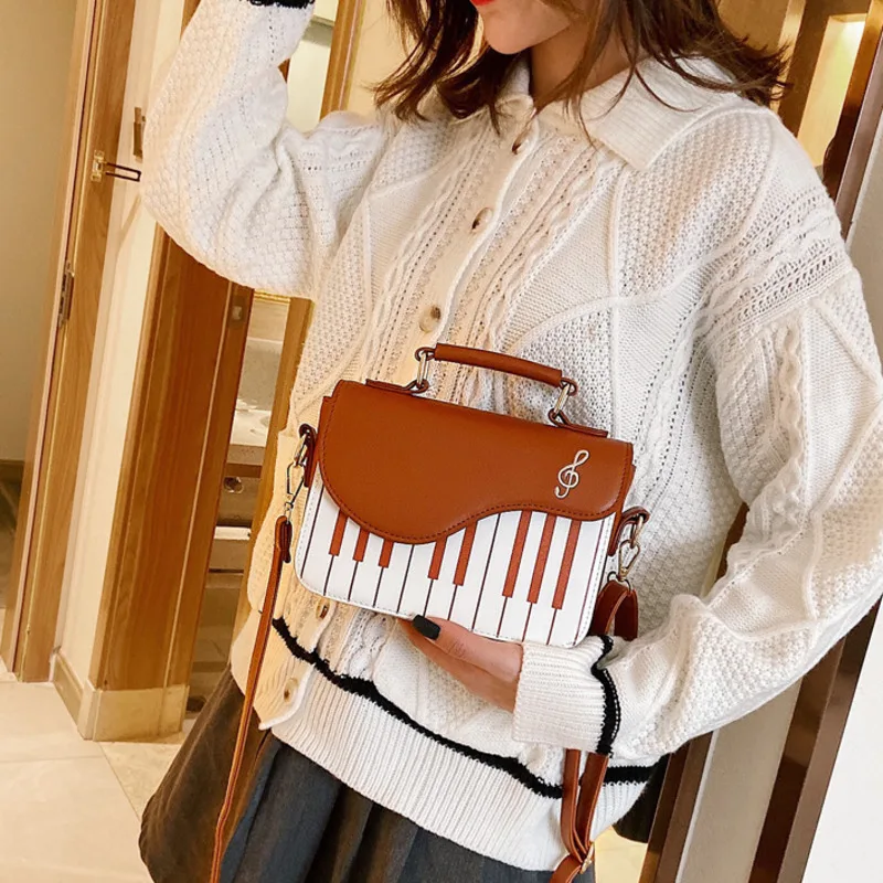 Fashion Piano Design PU Leather Handbags Korean Casual Shoulder Bags Women Square Bags Chic Crossbody Bag
Fashion Piano Design PU Leather Handbags Korean Casual Shoulder Bags Women Square Bags Chic Crossbody Bag