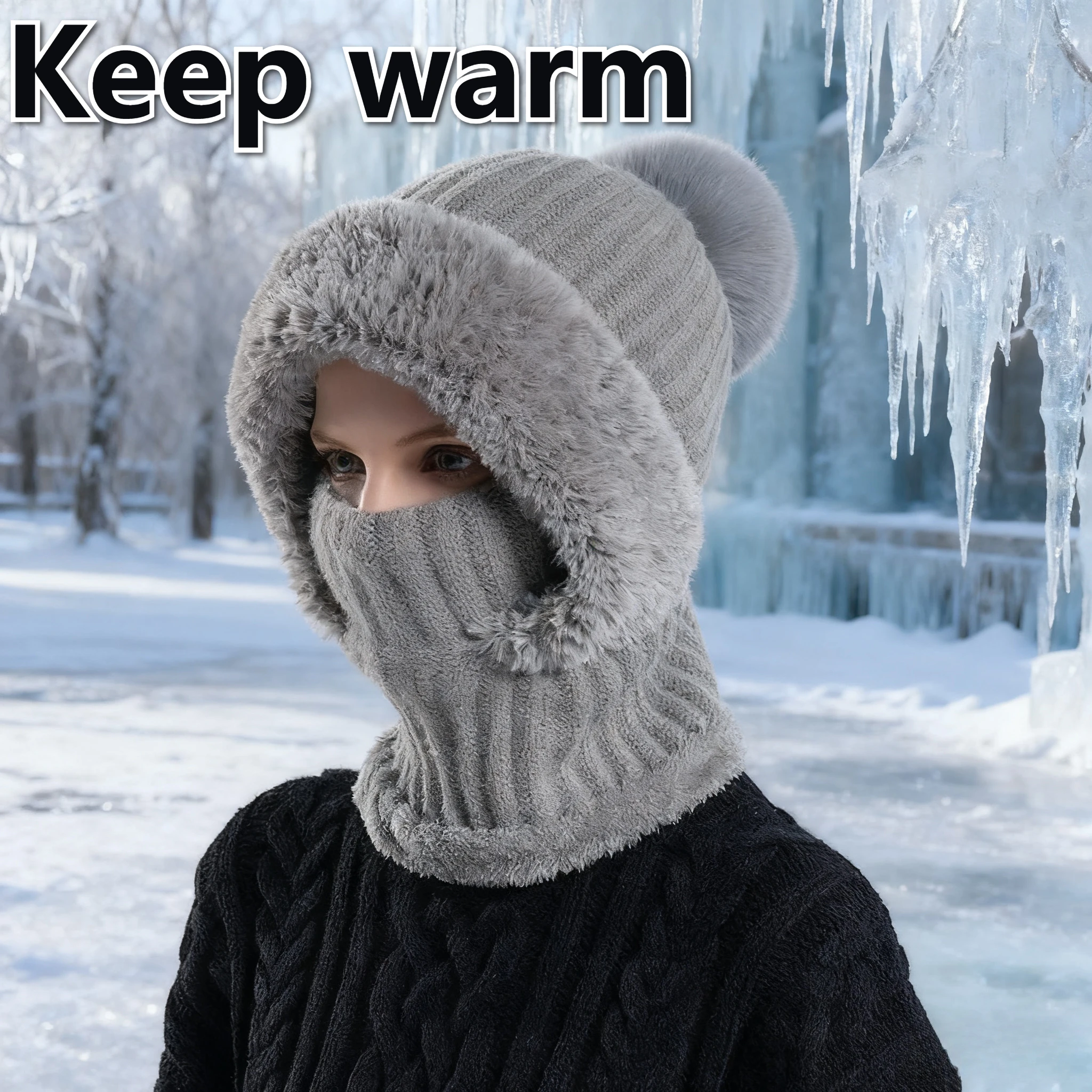 Зимняя вязаная шапка на флисовой подкладке с ушками, ветрозащитные и теплые гетры с капюшоном для езды на велосипеде на открытом воздухе, теплые лыжи, путешествия
Зимняя вязаная шапка на флисовой подкладке с ушками, ветрозащитные и теплые гетры с капюшоном для езды на велосипеде на открытом воздухе, теплые лыжи, путешествия