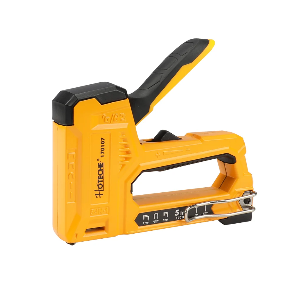 5 in 1 Manual Nail Stapler Gun for Wood Fabric Stapler Home Repair DIY Tool Upholstery, Construction, Insulation, Crafts, Cable
5 in 1 Manual Nail Stapler Gun for Wood Fabric Stapler Home Repair DIY Tool Upholstery, Construction, Insulation, Crafts, Cable