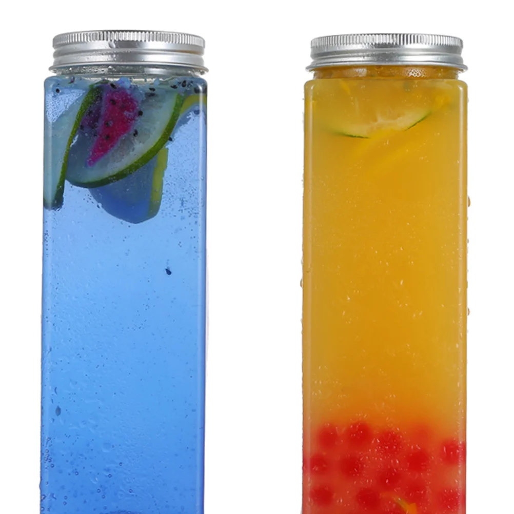 5Pcs Plastic Pet Bottles Clear Screw Lid Easy Grip Storage Bottles for Juice Coffee Water Container Storage Container
5Pcs Plastic Pet Bottles Clear Screw Lid Easy Grip Storage Bottles for Juice Coffee Water Container Storage Container