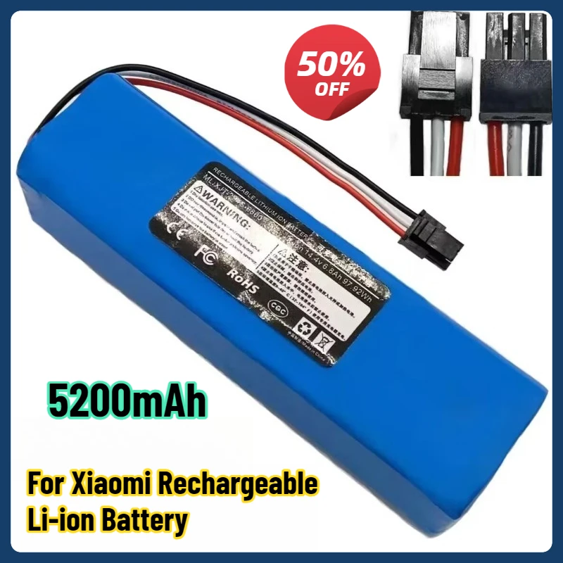 For Xiaomi Rechargeable Li-ion Battery Lydsto R1 Viomi S9 Roidmi Eve Plus Neabot Q11 ROEMO SYB2 Robot Vacuum Cleaner Battery
For Xiaomi Rechargeable Li-ion Battery Lydsto R1 Viomi S9 Roidmi Eve Plus Neabot Q11 ROEMO SYB2 Robot Vacuum Cleaner Battery