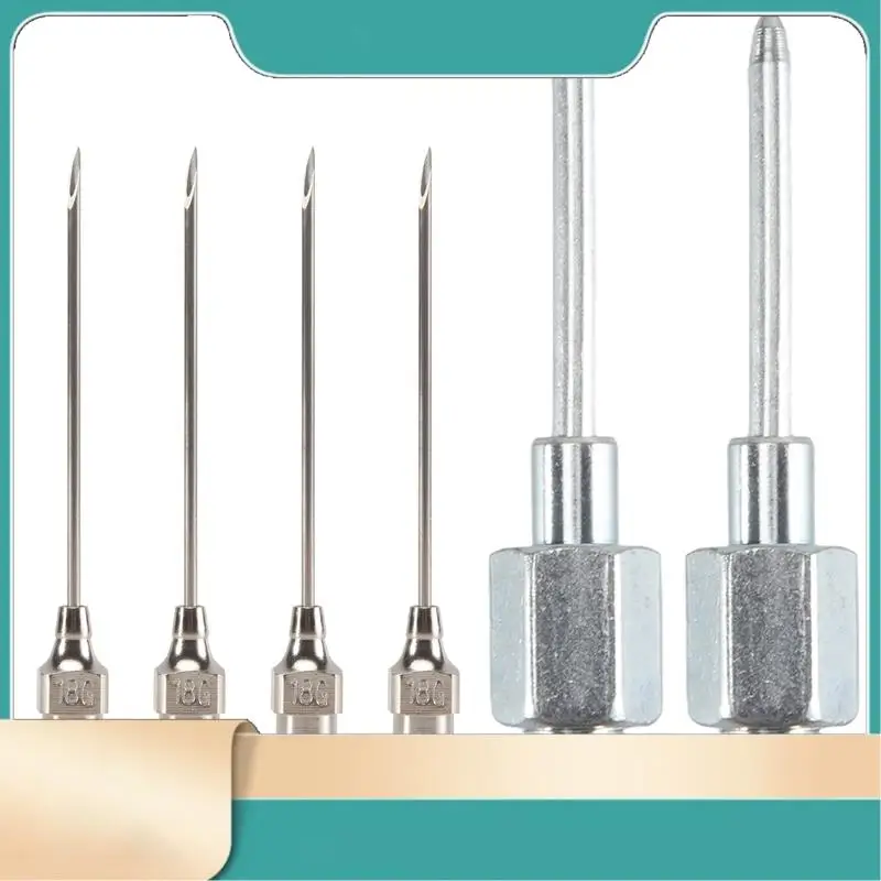 6Pcs Grease Needle Nozzle Kit, Steel Grease Nozzle Needle Dispenser Grease Injector Needle Grease Adapter Fitting Tool-N31R
6Pcs Grease Needle Nozzle Kit, Steel Grease Nozzle Needle Dispenser Grease Injector Needle Grease Adapter Fitting Tool-N31R
