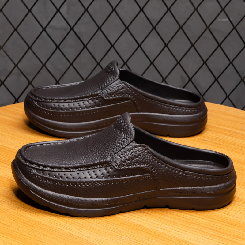Men's two-wear slippers comfortable, lightweight, fashionable and casual casual, outdoor wear, semi-dragged style
Men's two-wear slippers comfortable, lightweight, fashionable and casual casual, outdoor wear, semi-dragged style