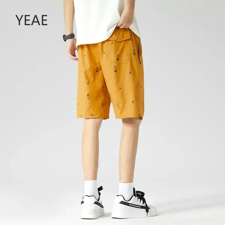 Elastic Cotton Shorts Straight Elastic Waist Printed Versatile Shorts Fashion Men's Sweatpants Summer 2025 Designer Pants
Elastic Cotton Shorts Straight Elastic Waist Printed Versatile Shorts Fashion Men's Sweatpants Summer 2025 Designer Pants