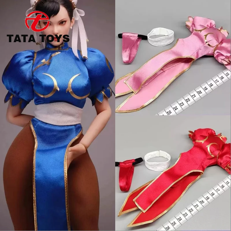 1/6 Scale female dolls Fighting Qipao blue pink red dress belt socks set fit 12'' action figure body model
1/6 Scale female dolls Fighting Qipao blue pink red dress belt socks set fit 12'' action figure body model