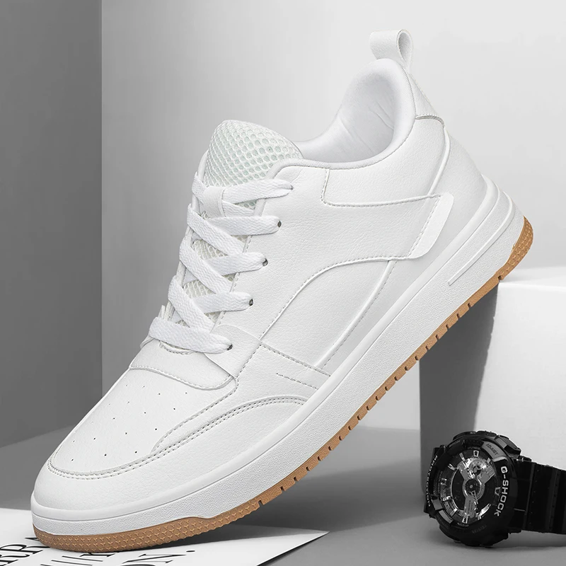2025 Men's New Autumn Leather Panel Sneakers - Breathable White Shoes for Casual & Sporty Wear
2025 Men's New Autumn Leather Panel Sneakers - Breathable White Shoes for Casual & Sporty Wear
