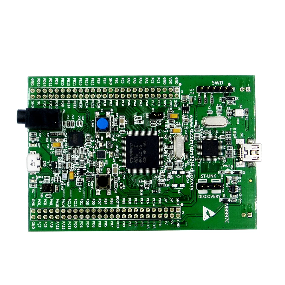 Stm32f4 Discovery Stm32f407 Cortex-m4 STM32F4DISCOVERY STM32F407G-DISC1 Модуль макетной платы st-link V2
Stm32f4 Discovery Stm32f407 Cortex-m4 STM32F4DISCOVERY STM32F407G-DISC1 Модуль макетной платы st-link V2