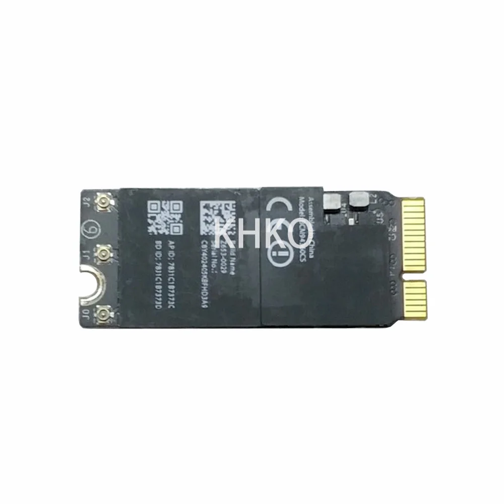 Оригинальная беспроводная сетевая карта BCM94360CS Gigabit Bluetooth 4,0, сетевая карта Wifi для Pro A1398 A1425 A1502 13-15 лет
Оригинальная беспроводная сетевая карта BCM94360CS Gigabit Bluetooth 4,0, сетевая карта Wifi для Pro A1398 A1425 A1502 13-15 лет
