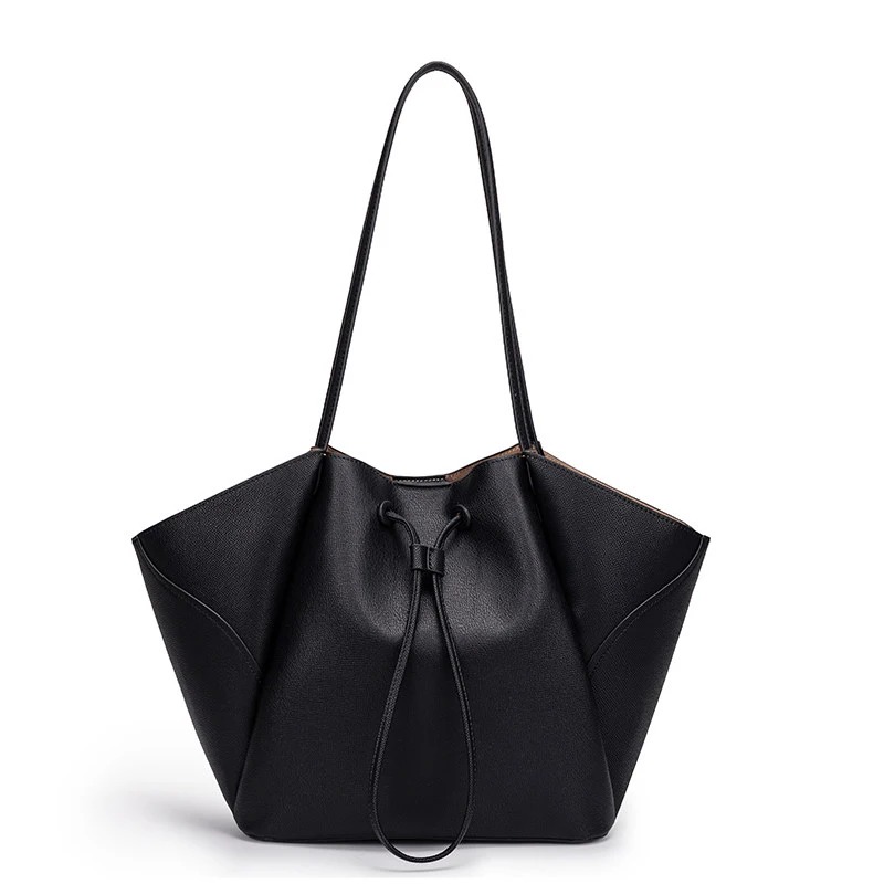 Brand Drawstring Tote Bag Large-capacity Pu Leather Bucket-shaped Solid Color Shoulder Bag French Retro Minimalist Handbag New
Brand Drawstring Tote Bag Large-capacity Pu Leather Bucket-shaped Solid Color Shoulder Bag French Retro Minimalist Handbag New