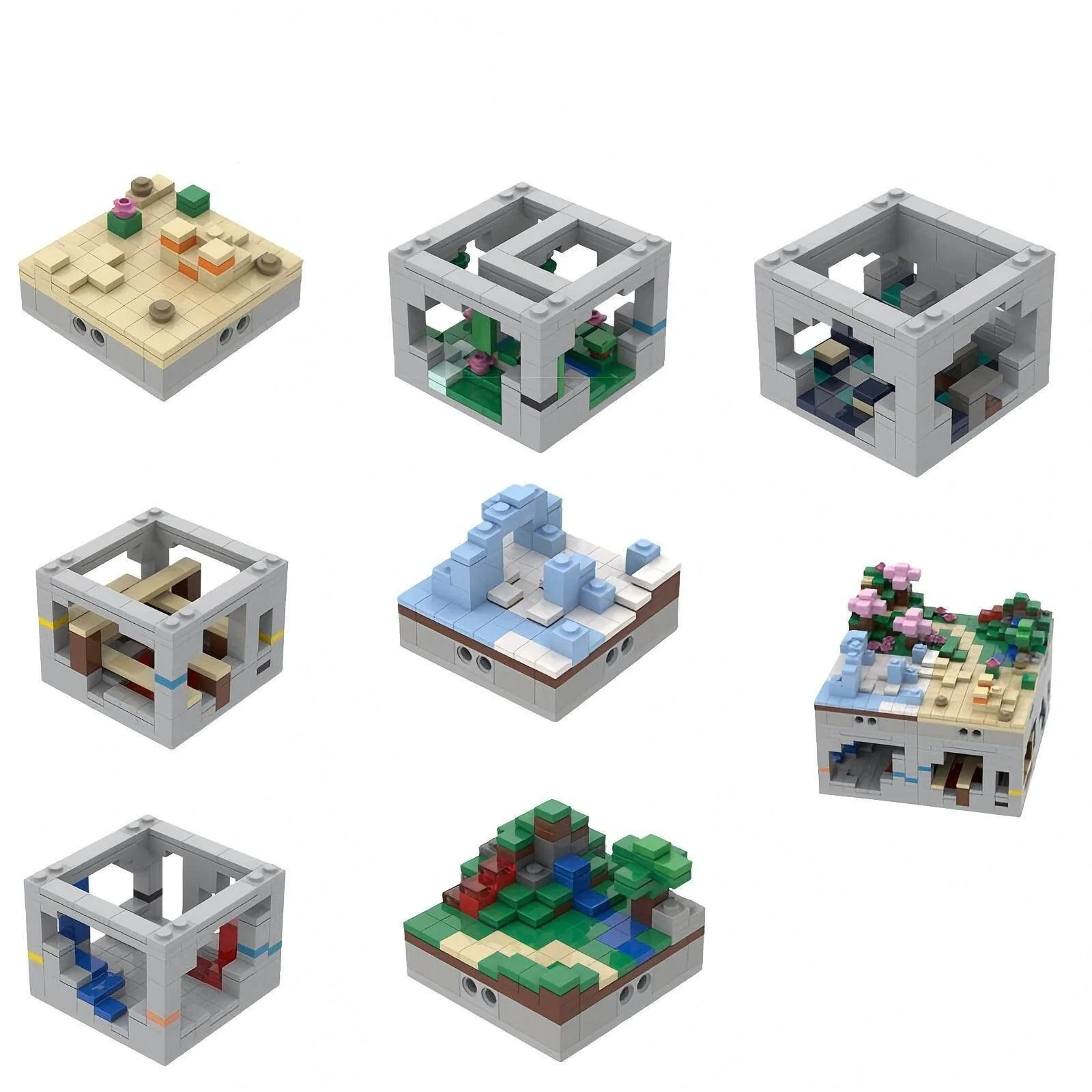 Creative Mini Pixel Game World Scene Building Set DIY Assemble Model Kit Puzzle Blocks Display Ornament Gift for Hobby Players
Creative Mini Pixel Game World Scene Building Set DIY Assemble Model Kit Puzzle Blocks Display Ornament Gift for Hobby Players