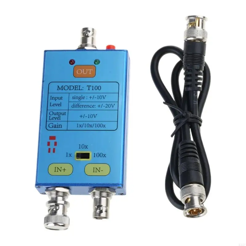 K32C T100 Differential Probe Oscilloscope Strengthen Weak Signals + Connection Cable
K32C T100 Differential Probe Oscilloscope Strengthen Weak Signals + Connection Cable