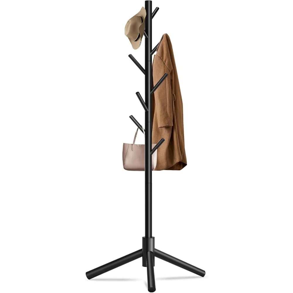 Durable Wooden Coat Rack Freestanding with Stable Base 8 Hooks 3 Adjustable Heights Easy Assembly for Bedroom Hallway Office
Durable Wooden Coat Rack Freestanding with Stable Base 8 Hooks 3 Adjustable Heights Easy Assembly for Bedroom Hallway Office