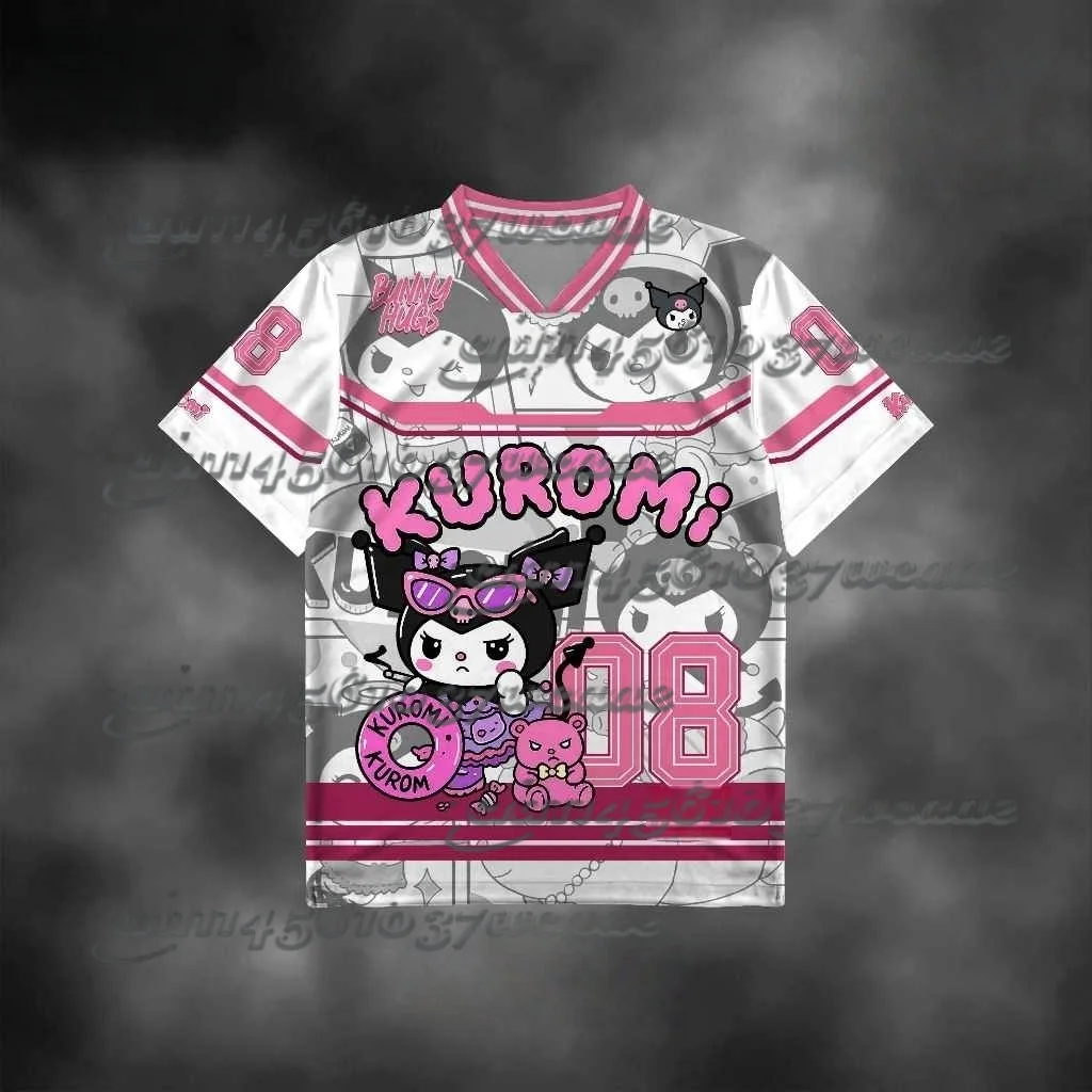 2026/27 Sanrio Family Kuromi Theme American Street Casual Style Jersey Summer T-shirt Universal Oversized Top New Maternity Wear
2026/27 Sanrio Family Kuromi Theme American Street Casual Style Jersey Summer T-shirt Universal Oversized Top New Maternity Wear