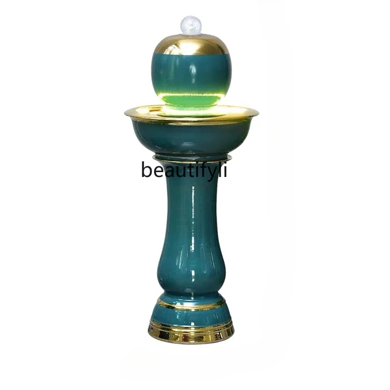 X188New Chinese Jingdezhen Ceramic Flow Water Bottle Circulating Water Floor Ornaments Living Room Home
X188New Chinese Jingdezhen Ceramic Flow Water Bottle Circulating Water Floor Ornaments Living Room Home