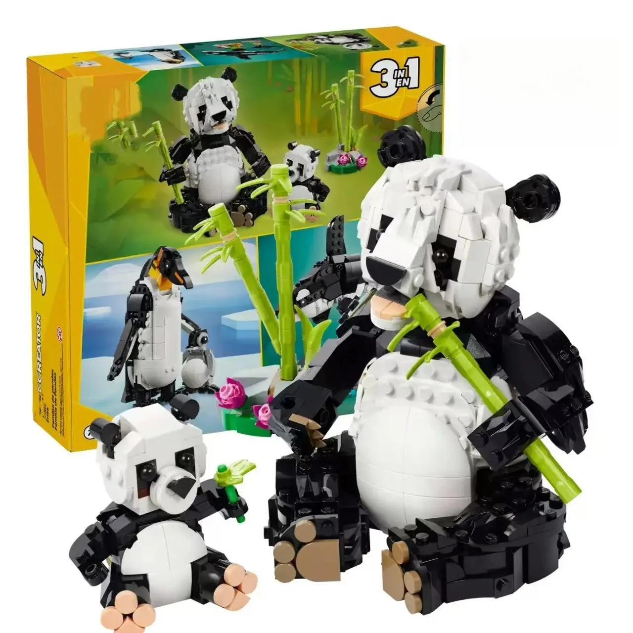 Конструктор Disney Instant 31165 3-в-1 «Дикие животные: Семья панд» — коллекционная модель высокого качества, отличный подарок на праздник
Конструктор Disney Instant 31165 3-в-1 «Дикие животные: Семья панд» — коллекционная модель высокого качества, отличный подарок на праздник