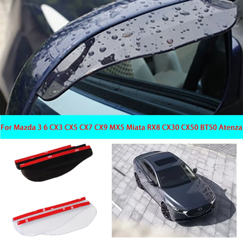 For Mazda 3 6 CX3 CX5 CX7 CX9 MX5 Miata RX8 CX30 CX50 BT50 Atenza Carbon Fiber Rearview Mirror Rain Visor
For Mazda 3 6 CX3 CX5 CX7 CX9 MX5 Miata RX8 CX30 CX50 BT50 Atenza Carbon Fiber Rearview Mirror Rain Visor