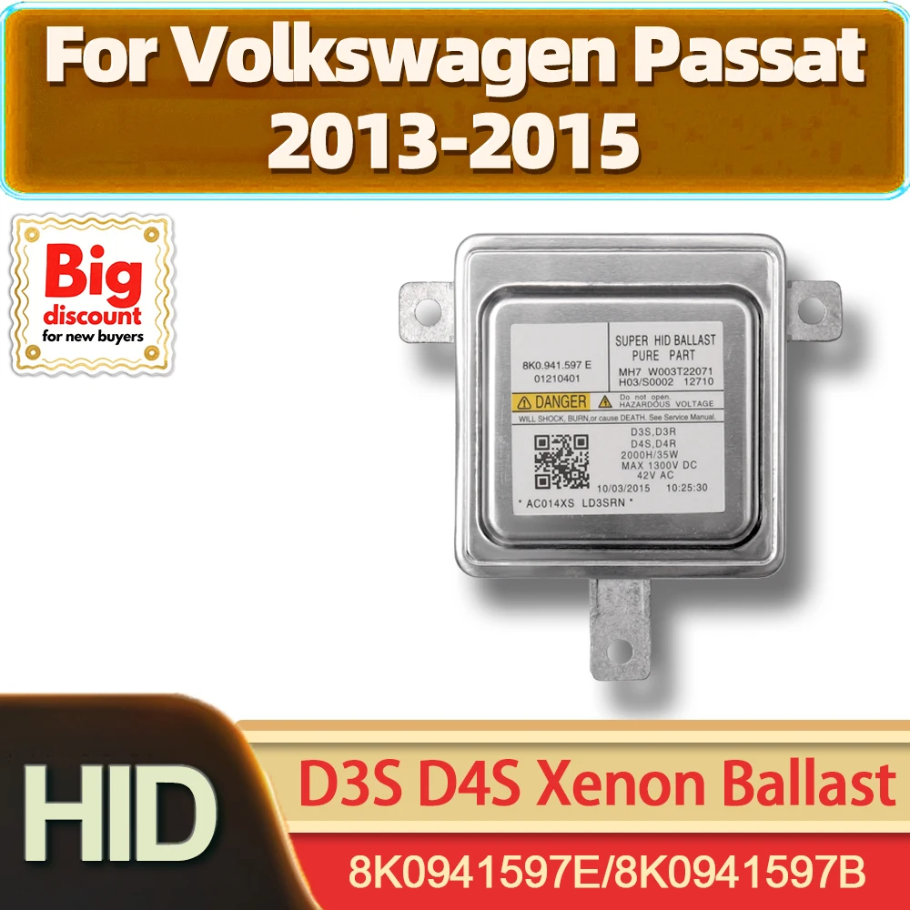 TEENRAM 1X 35W HID Xenon Headlight Ballast Control Unit OEM 8K0941597E 8K0941597B D3S D4S For Volkswagen Passat 2013 2014 2015
TEENRAM 1X 35W HID Xenon Headlight Ballast Control Unit OEM 8K0941597E 8K0941597B D3S D4S For Volkswagen Passat 2013 2014 2015