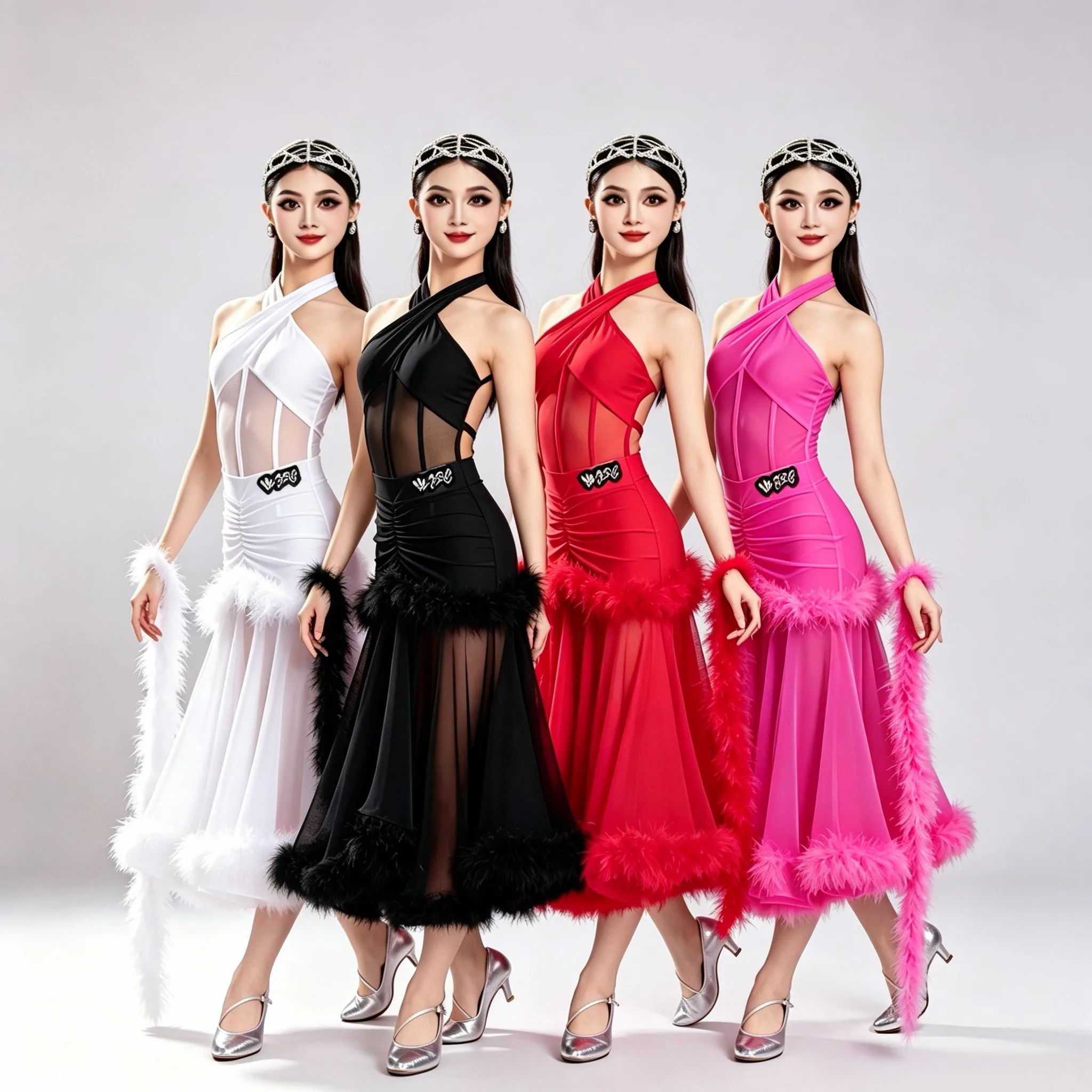 4 Colors Girls Latin Dane Dress Children'S National Standard Ballroom Dance Dress Kids Professional Dancing Costumes XS11281
4 Colors Girls Latin Dane Dress Children'S National Standard Ballroom Dance Dress Kids Professional Dancing Costumes XS11281