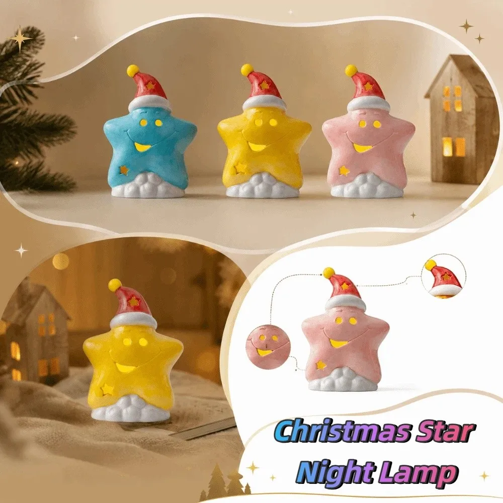 Ceramic Material Ceramic Decor Lamp Warm Ambient Delicate Star-Shaped Star Night Light Soft Gentle Glow Elegant Look Night Light
Ceramic Material Ceramic Decor Lamp Warm Ambient Delicate Star-Shaped Star Night Light Soft Gentle Glow Elegant Look Night Light