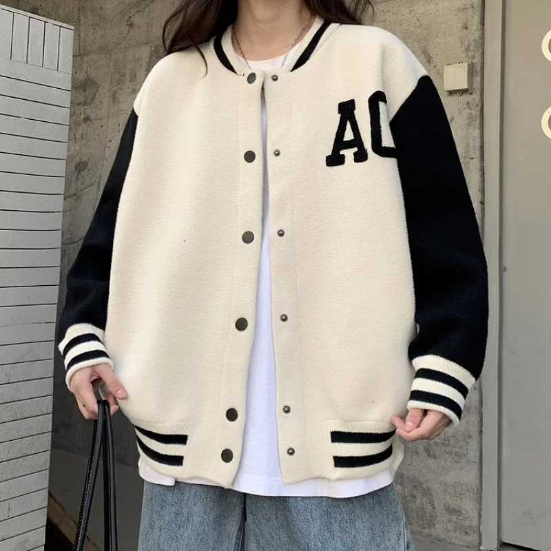 Baseball Jackets Varsity Womens Winter Decorated Sports Turtleneck Elastic Illusion Two-Pieces Quilted Padded Reversible Outdoor
Baseball Jackets Varsity Womens Winter Decorated Sports Turtleneck Elastic Illusion Two-Pieces Quilted Padded Reversible Outdoor