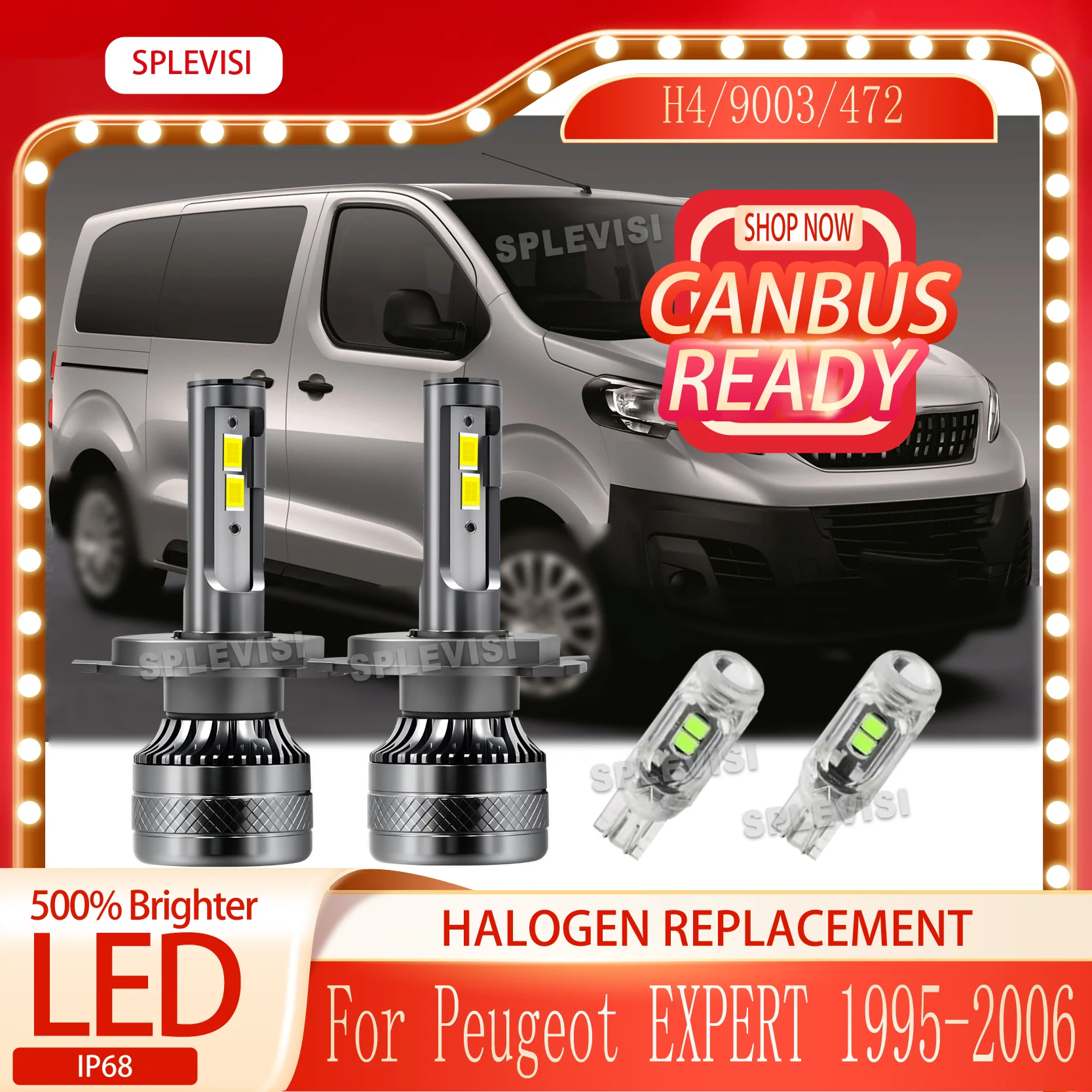 IP68 CSP newly upgraded LED headlight bulbs H4 9003 Hi Lo For Peugeot EXPERT 1995 1996 1997 1998 1999 2000 2001 2002 2003-2006
IP68 CSP newly upgraded LED headlight bulbs H4 9003 Hi Lo For Peugeot EXPERT 1995 1996 1997 1998 1999 2000 2001 2002 2003-2006