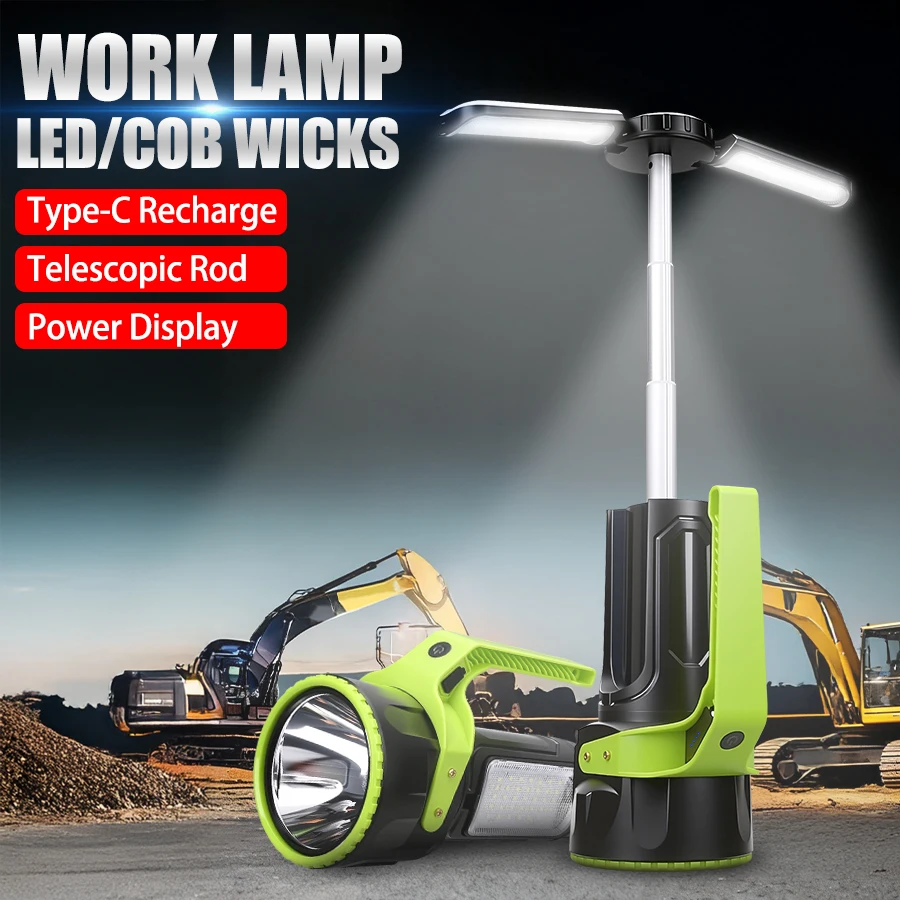 Профессиональный аварийный рабочий фонарь, телескопический стержень с мультисветодиодным боковым фонарем, Type-C, красный предупреждающий стробоскоп для наружного аварийного освещения
Профессиональный аварийный рабочий фонарь, телескопический стержень с мультисветодиодным боковым фонарем, Type-C, красный предупреждающий стробоскоп для наружного аварийного освещения