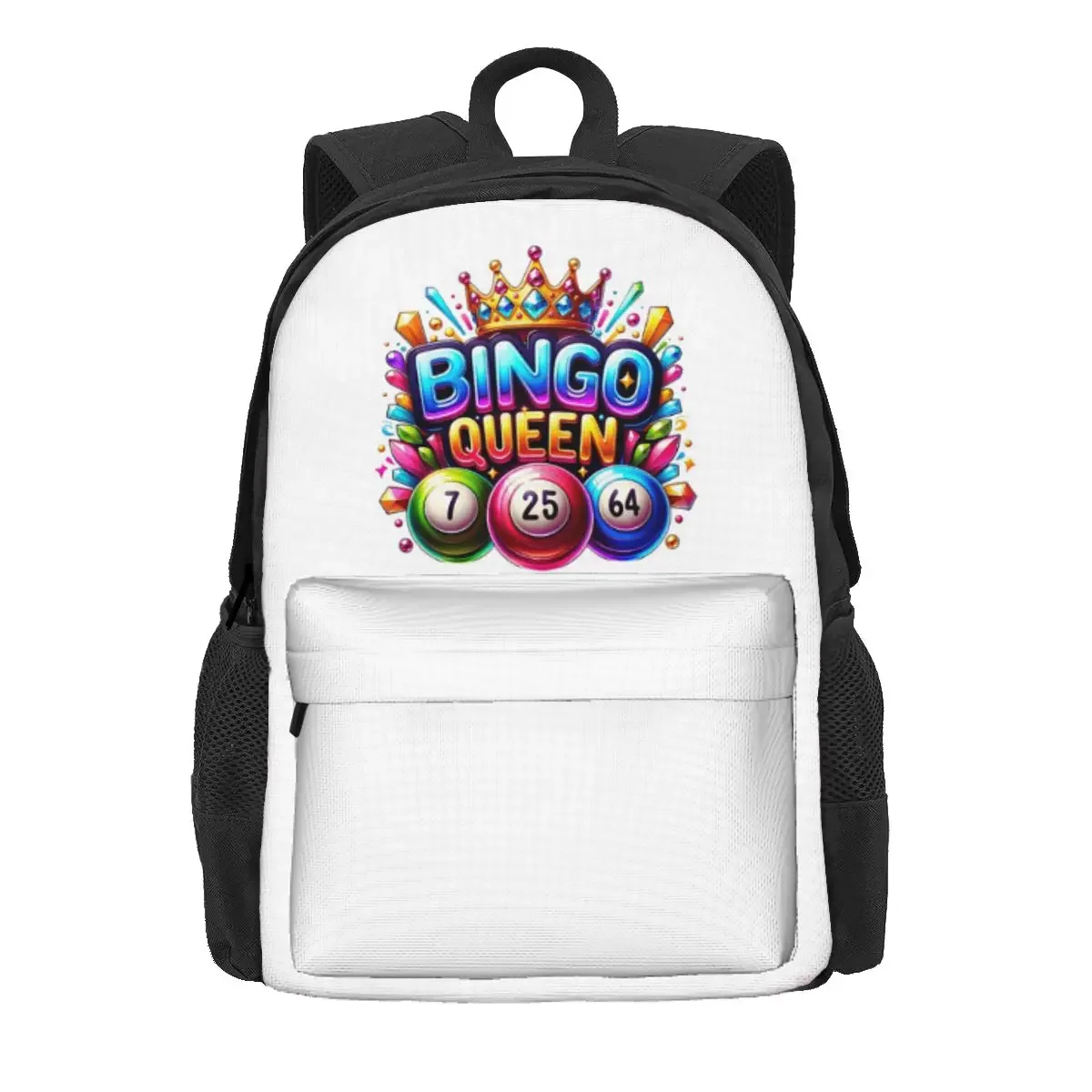Bingo Queen Best Player Of Vacation Bingo Backpack Daypack Large Capacity BookBag School Bag Shoulder Bags for Men Women
Bingo Queen Best Player Of Vacation Bingo Backpack Daypack Large Capacity BookBag School Bag Shoulder Bags for Men Women