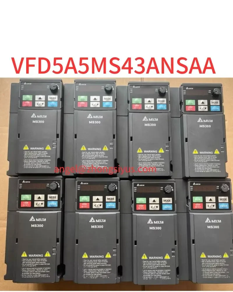 Used frequency converter VFD5A5MS43ANSAA, 380V, 2.2 kw
Used frequency converter VFD5A5MS43ANSAA, 380V, 2.2 kw