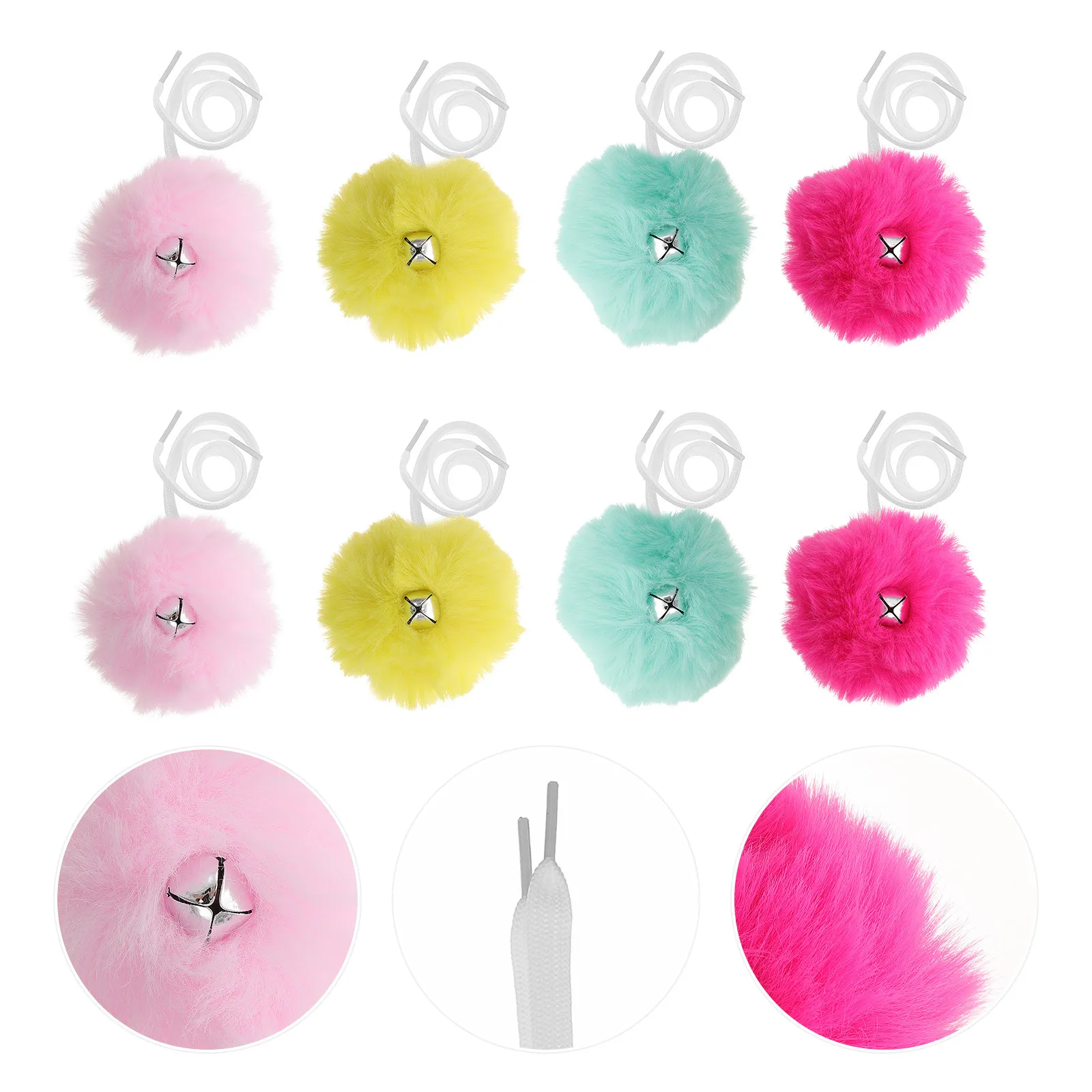 4 пары декоративных шнурков для роликовых коньков с помпонами и колокольчиками, аксессуары для коньков, шнурки с шариками
4 пары декоративных шнурков для роликовых коньков с помпонами и колокольчиками, аксессуары для коньков, шнурки с шариками