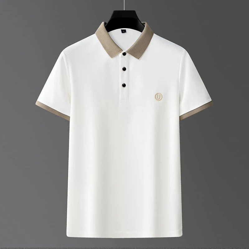Polo Shirt Men's Short Sleeved Lapel Loose Half Sleeved T-shirt Versatile
Polo Shirt Men's Short Sleeved Lapel Loose Half Sleeved T-shirt Versatile