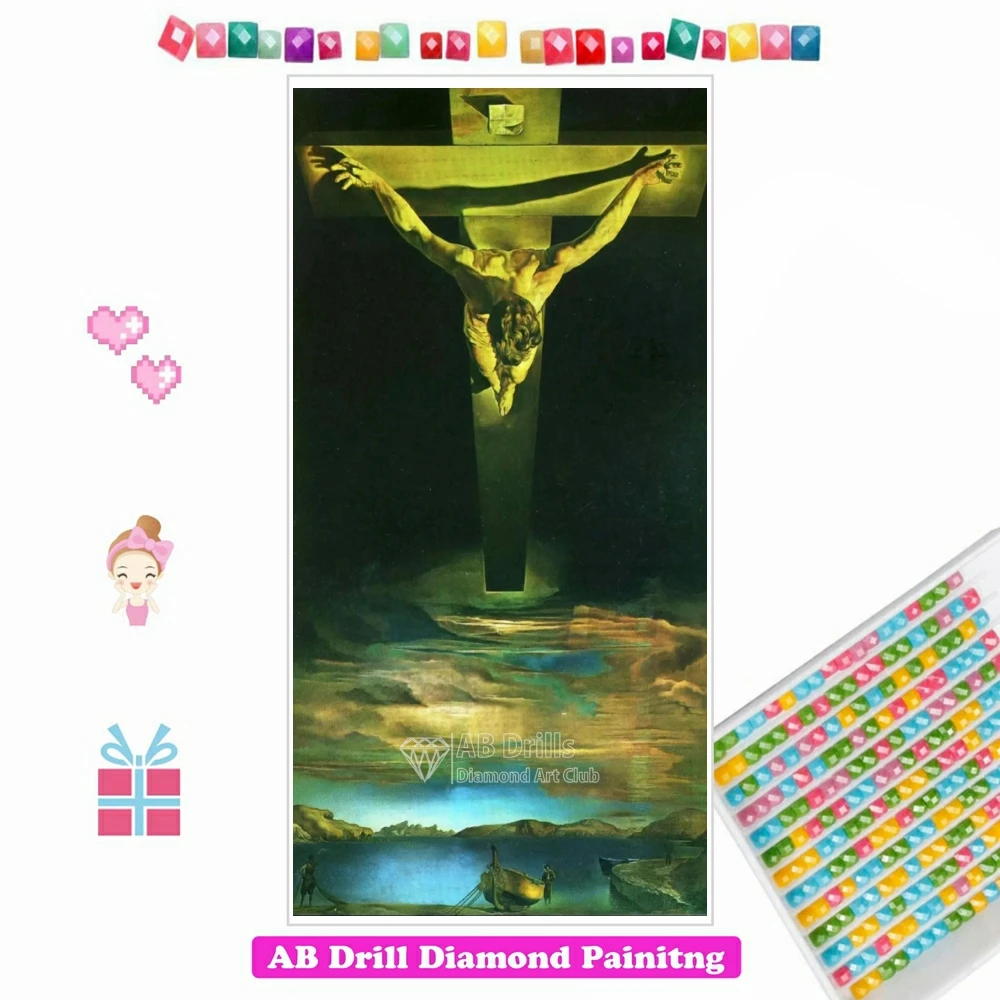 Jesus AB Diamond Painting Embroidery Christ of Saint John of the Cross Cross Stitch Mosaic Handicraft Pictures Craft Home Decor
Jesus AB Diamond Painting Embroidery Christ of Saint John of the Cross Cross Stitch Mosaic Handicraft Pictures Craft Home Decor