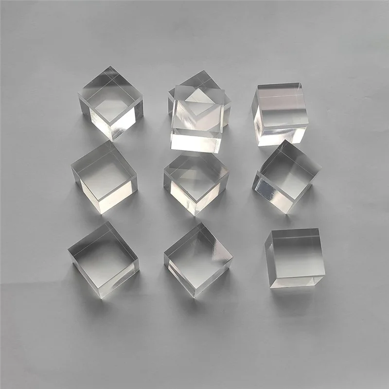 Y42A-10 Pcs 1Inch X 1Inch X 1Inch Clear Acrylic Square Squares Blocks - All Sides Polished, Plastic Square Rod Peg Durable 
Y42A-10 Pcs 1Inch X 1Inch X 1Inch Clear Acrylic Square Squares Blocks - All Sides Polished, Plastic Square Rod Peg Durable