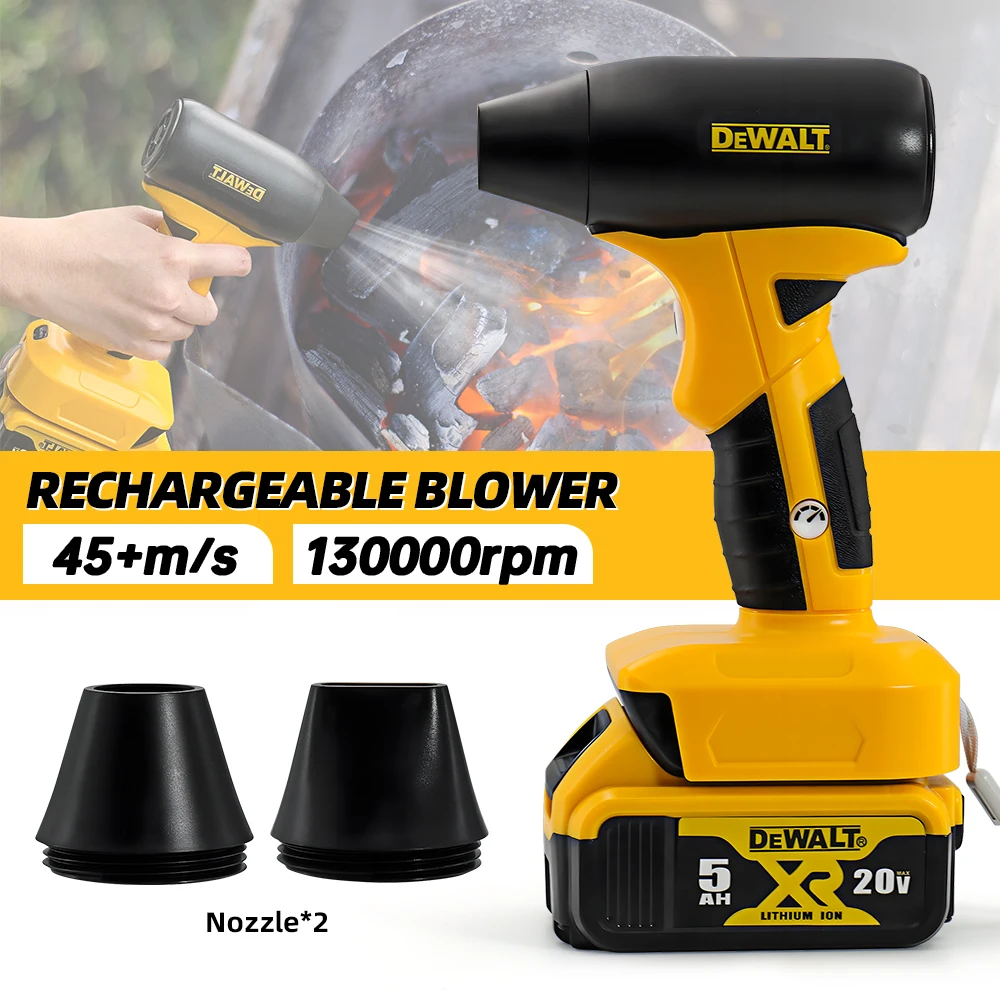 Dewalt Mini Turbo Blower Rechargeable 4 Gear Adjustable Electric Jet Fan With Wind Speed Of 45m/s Portable Dust Removal Tools
Dewalt Mini Turbo Blower Rechargeable 4 Gear Adjustable Electric Jet Fan With Wind Speed Of 45m/s Portable Dust Removal Tools