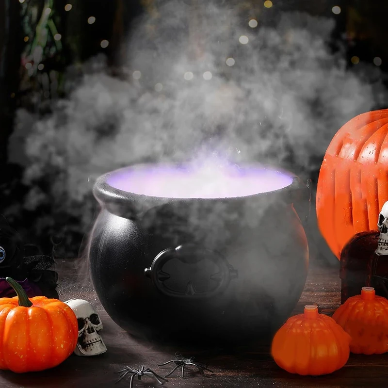Halloween Witch Cauldron Fog Maker 12 LED Lights Halloween Party Mist Maker Water Fountain Fog Machine Halloween
Halloween Witch Cauldron Fog Maker 12 LED Lights Halloween Party Mist Maker Water Fountain Fog Machine Halloween